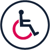 Disabled spaces